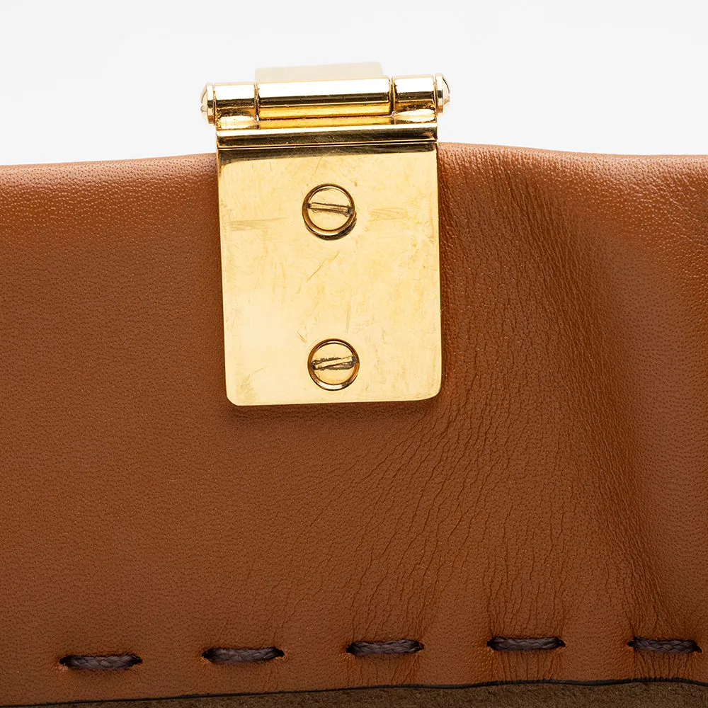 Fendi Leather Sunshine Large Shopper Tote (SHF-18055)