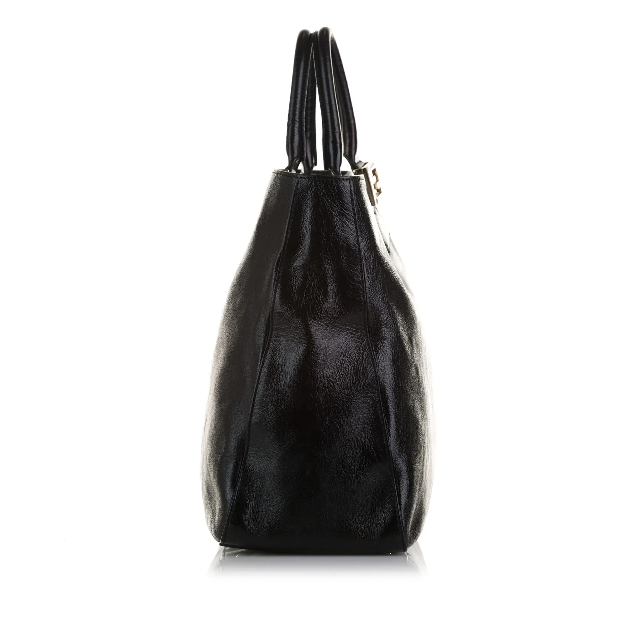 Fendi Twins Leather Tote Bag (SHG-5TD57t)