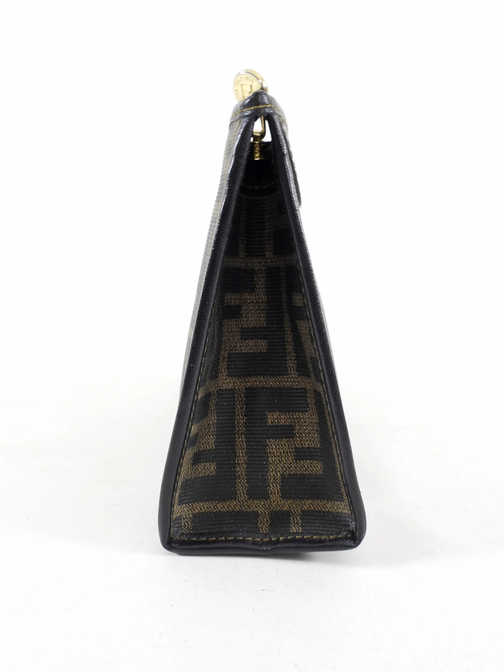 Fendi Vintage 1990’s Zucca Logo Cosmetic Pouch Case