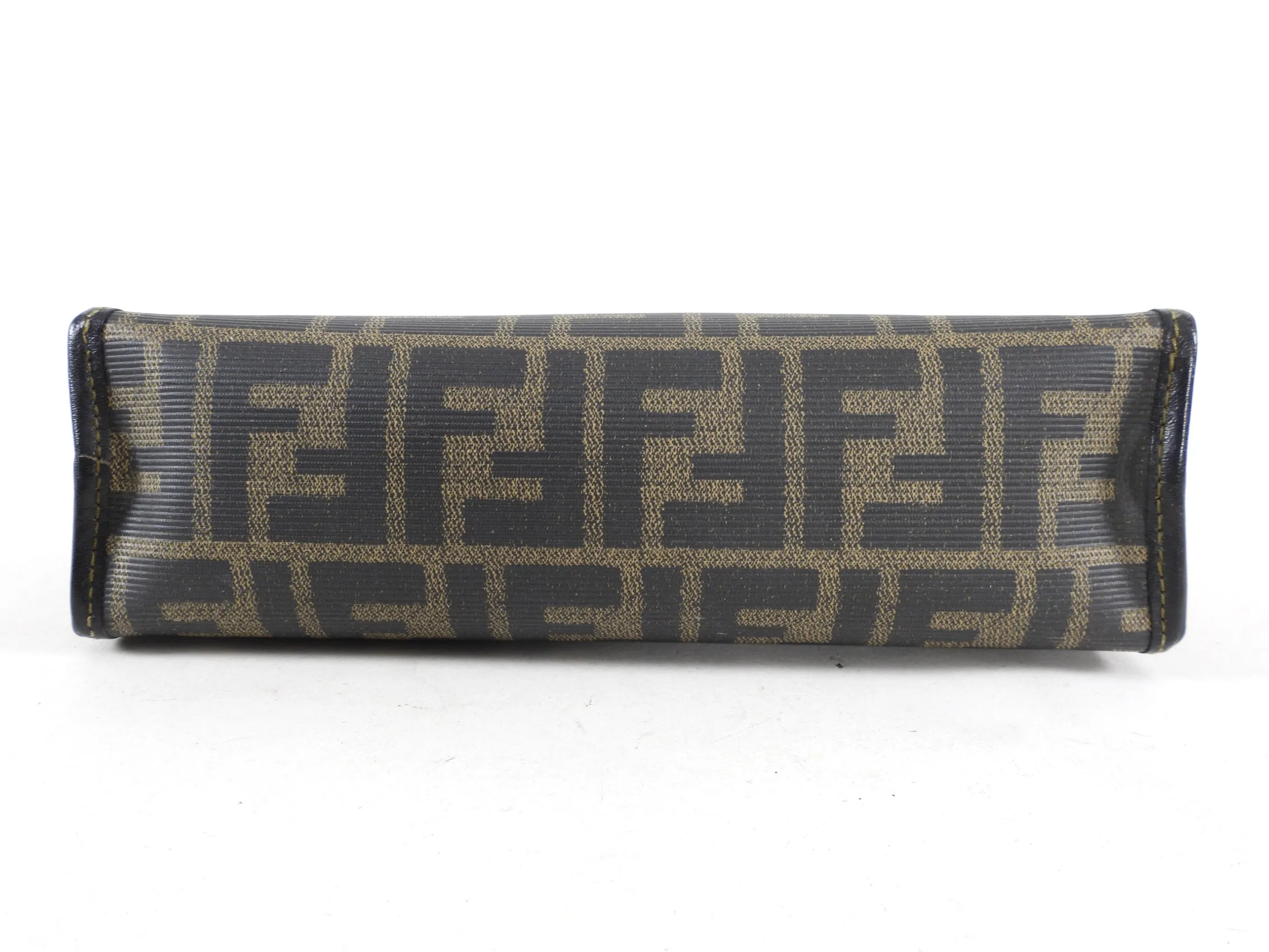 Fendi Vintage 1990’s Zucca Logo Cosmetic Pouch Case