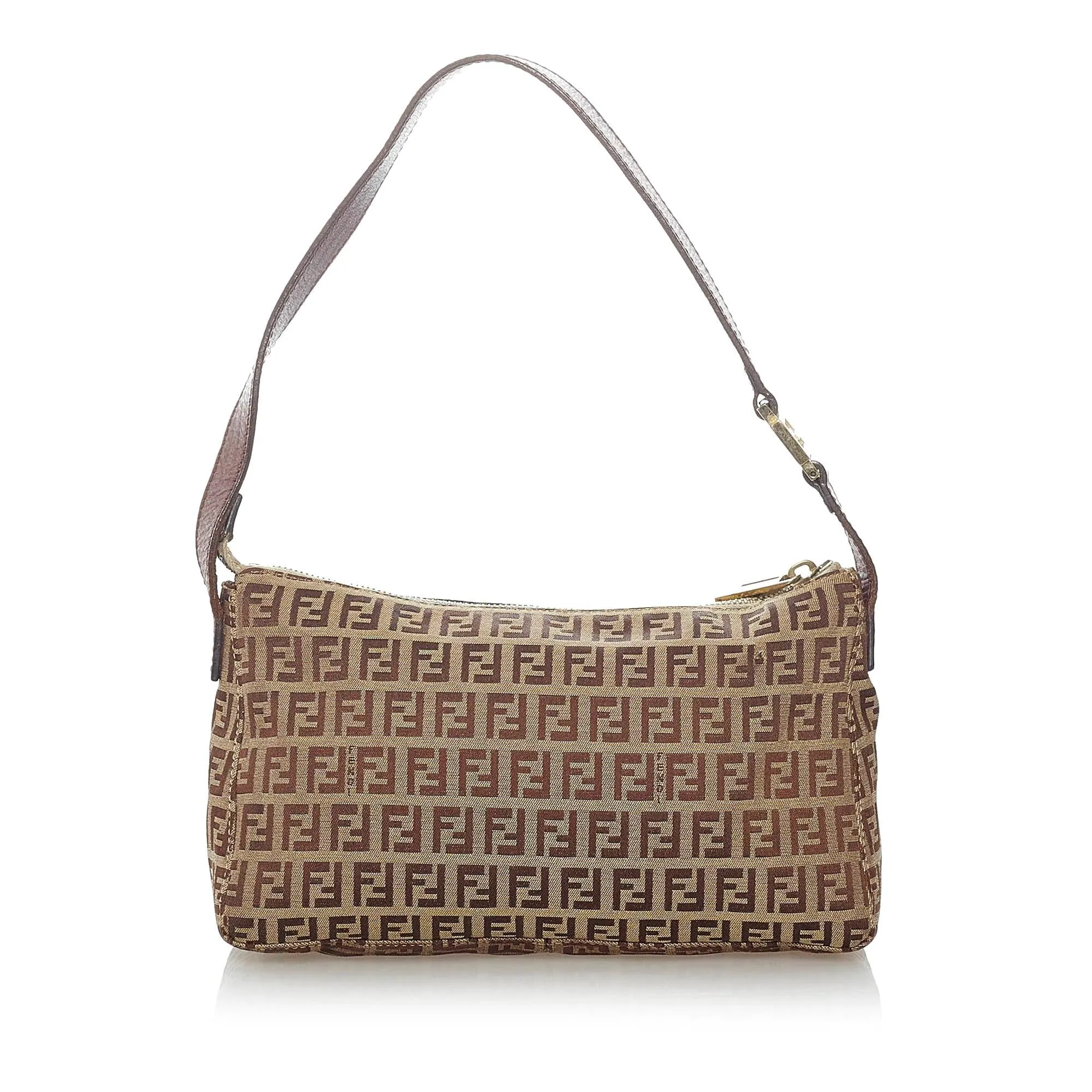 Fendi Zucchino Canvas Baguette (SHG-32056)