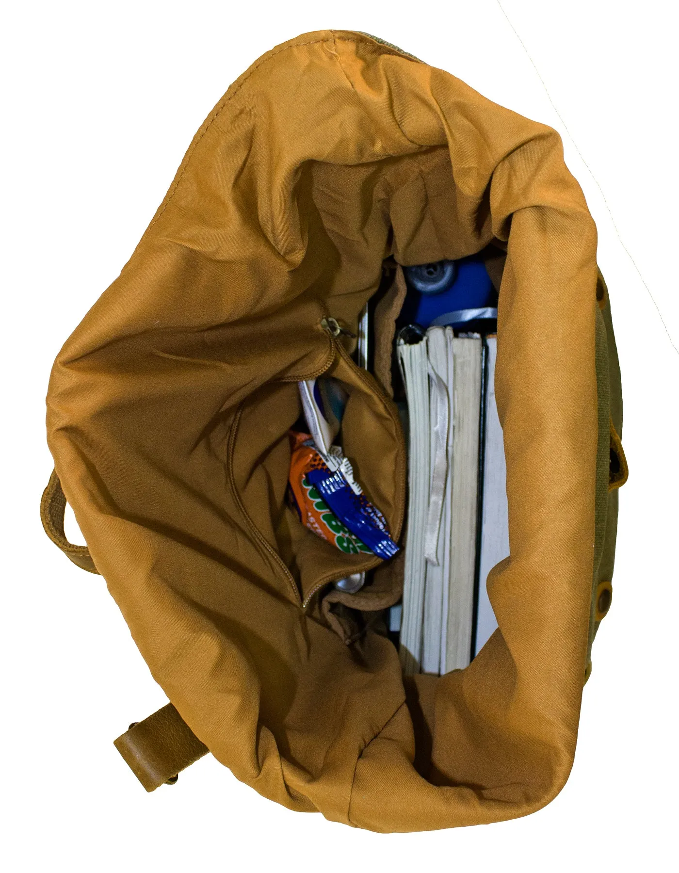 Fino SL-021 Canvas and Genuine Leather 15" Laptop Backpack