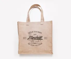 Free 3 Jute and Tote Bags (Mockup)