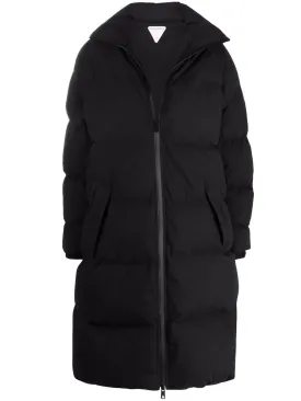 Frosted poplin puffer jacket