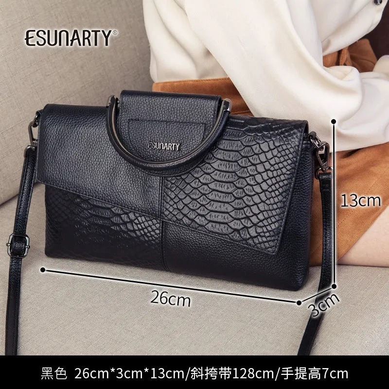 Genuine Leather 2022 New Women's Fashion Banquet Clutch