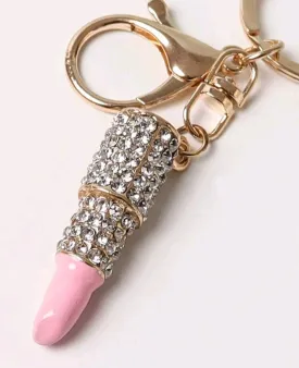 Get Ready To Glow Lipstick Keychain
