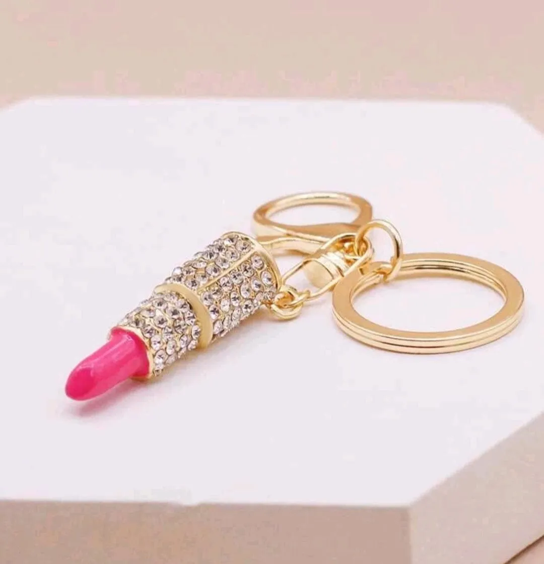 Get Ready To Glow Lipstick Keychain