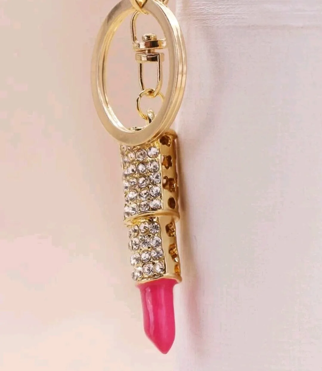 Get Ready To Glow Lipstick Keychain