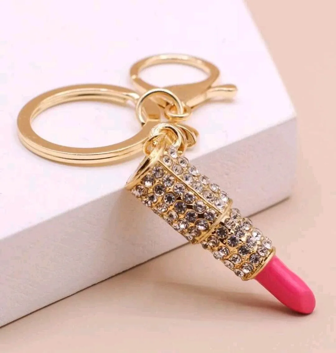 Get Ready To Glow Lipstick Keychain