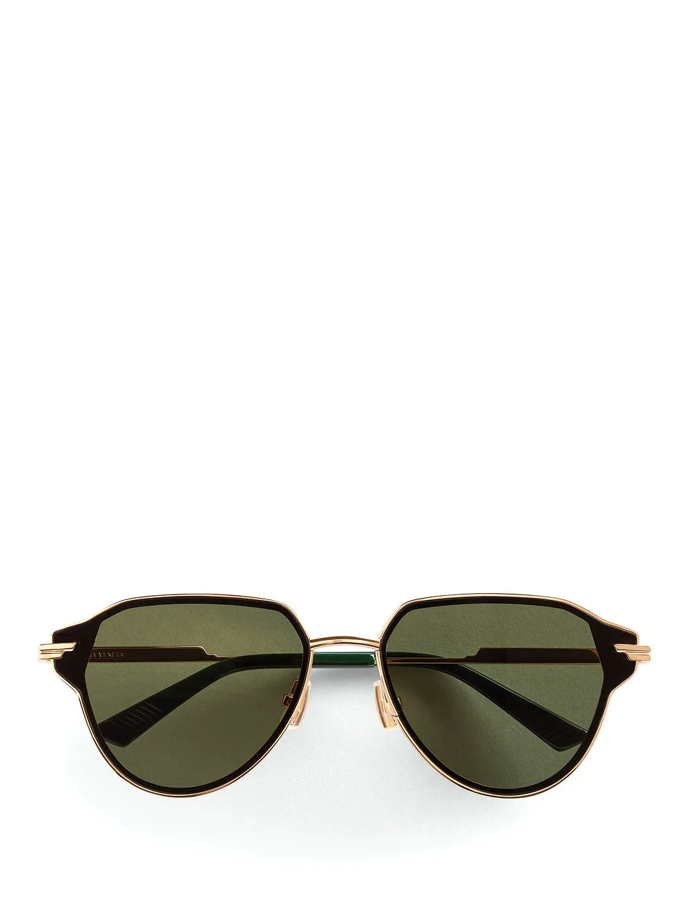 Glaze metal aviator sunglasses