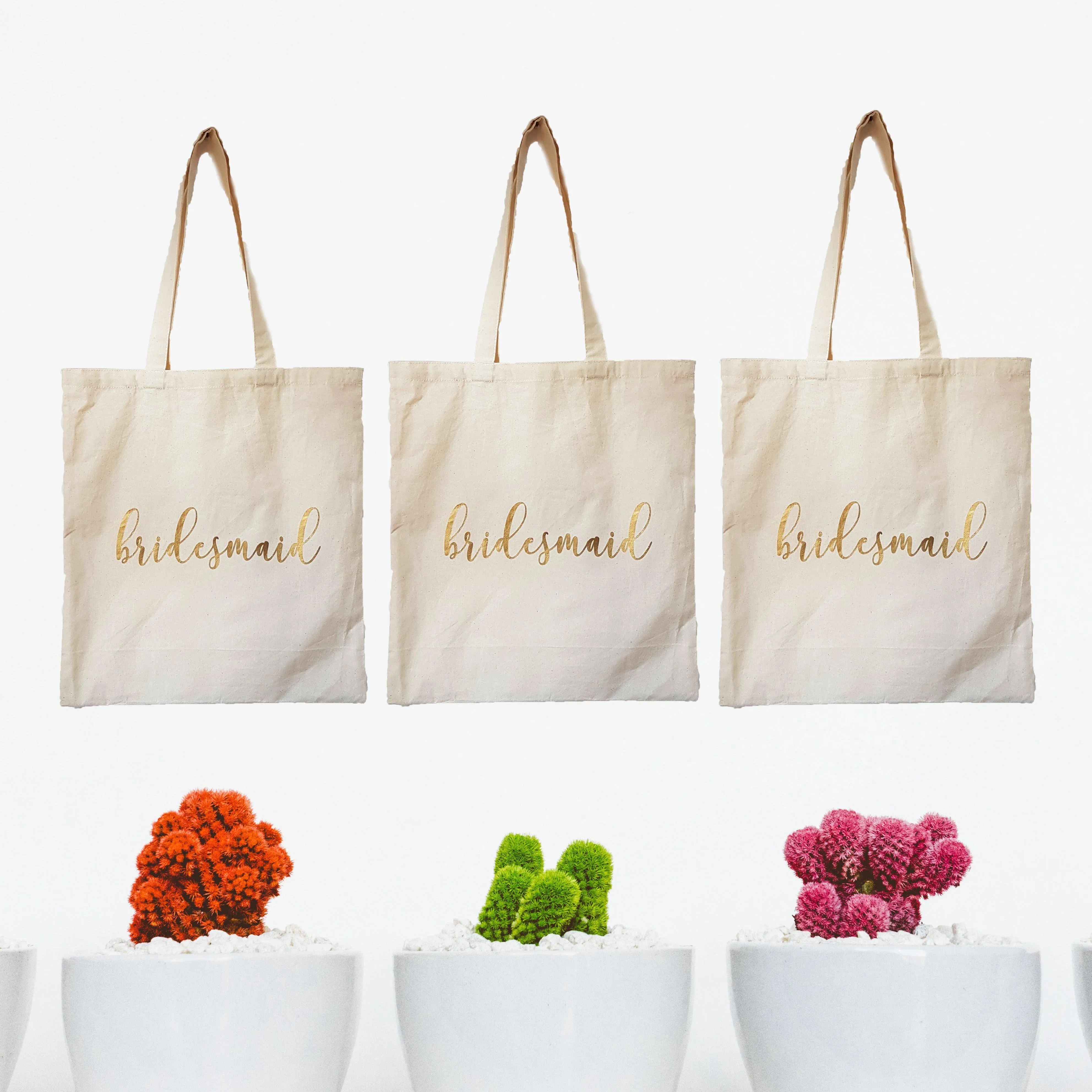 Gold Bridesmaid Tote bag