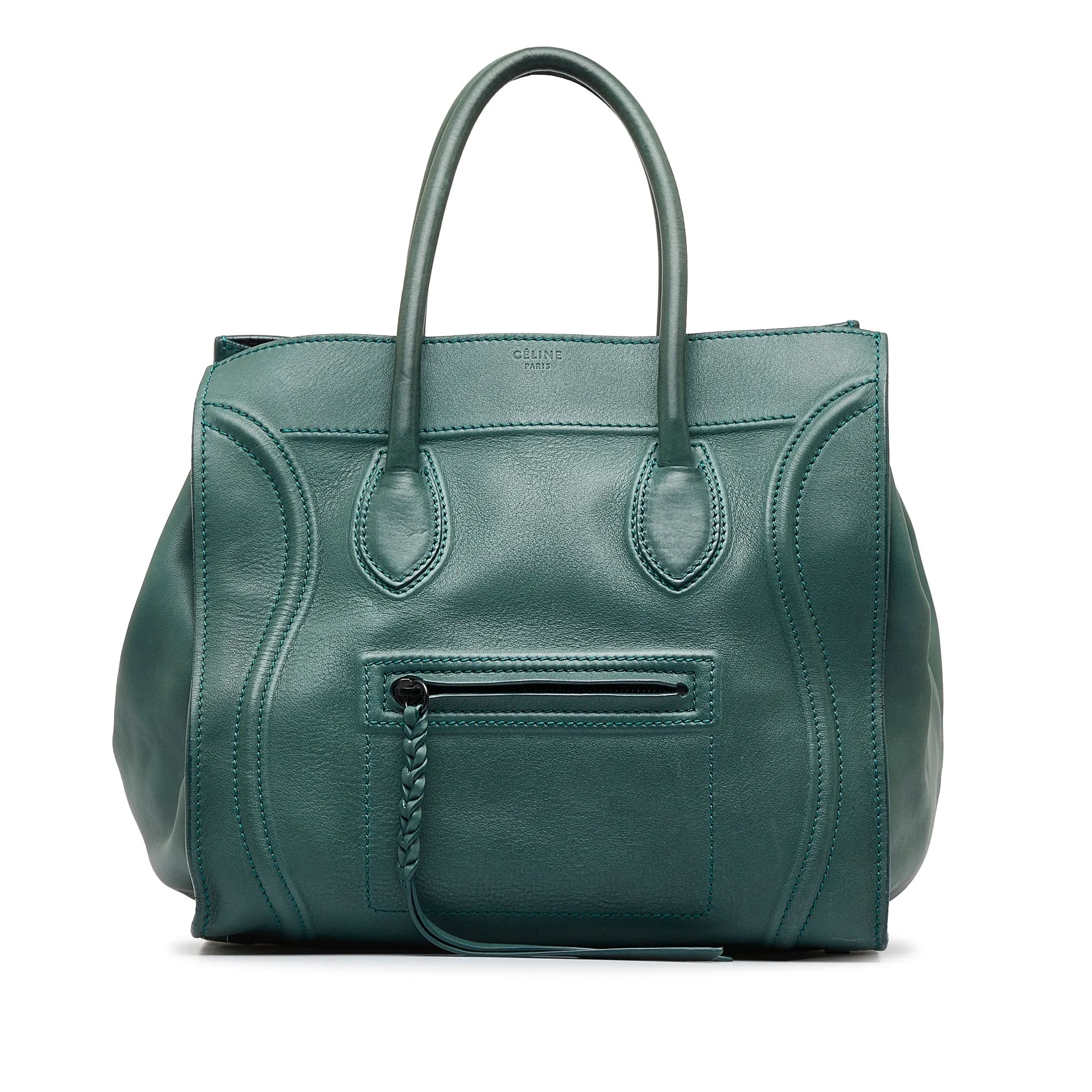 Green Celine Phantom Luggage Tote