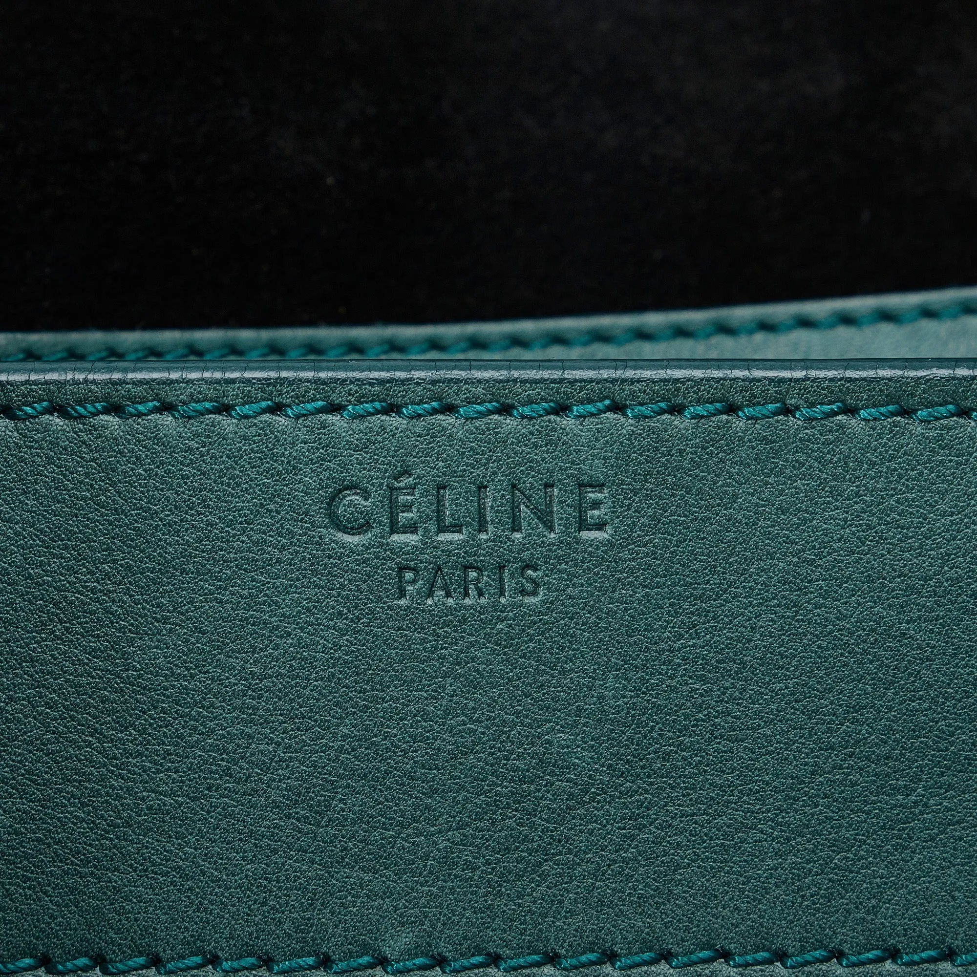 Green Celine Phantom Luggage Tote