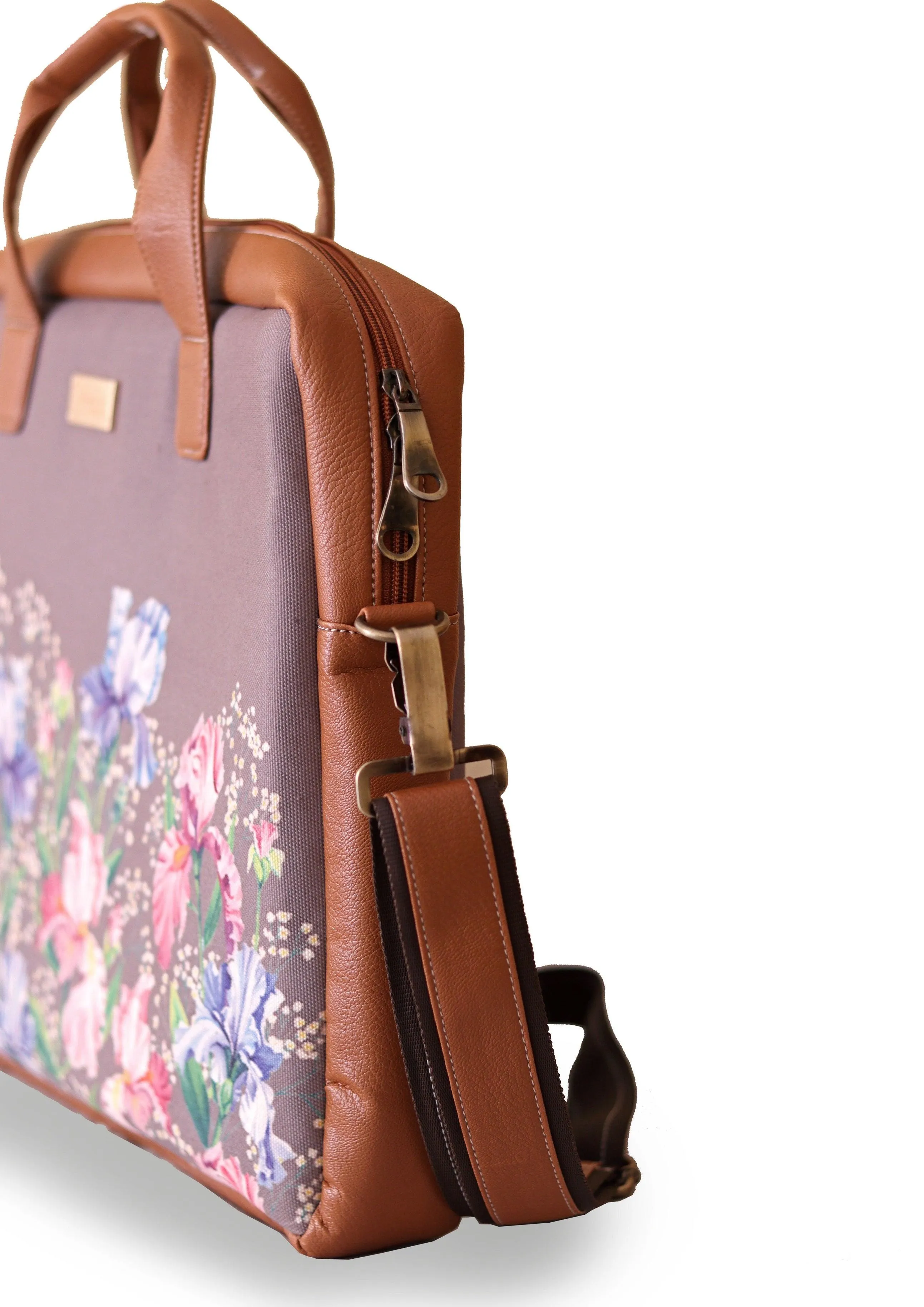Grey Irises Women's Laptop Bag