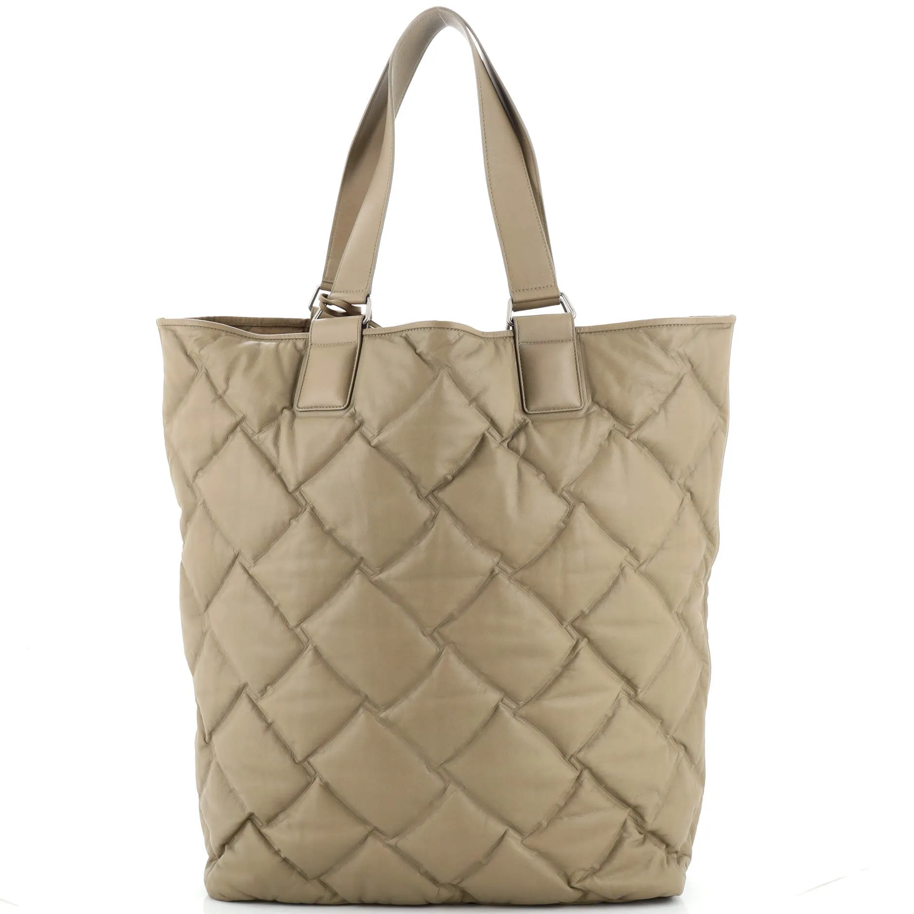 Hot Steam Padded Open Tote Leather Tall