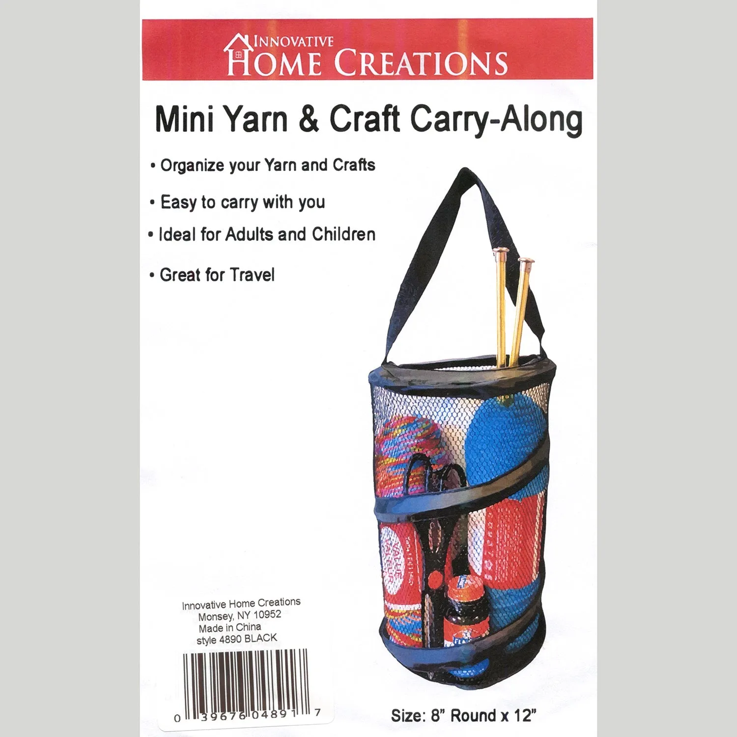 Innovative Home Creations Mini Yarn and Craft Carry Along - Royal