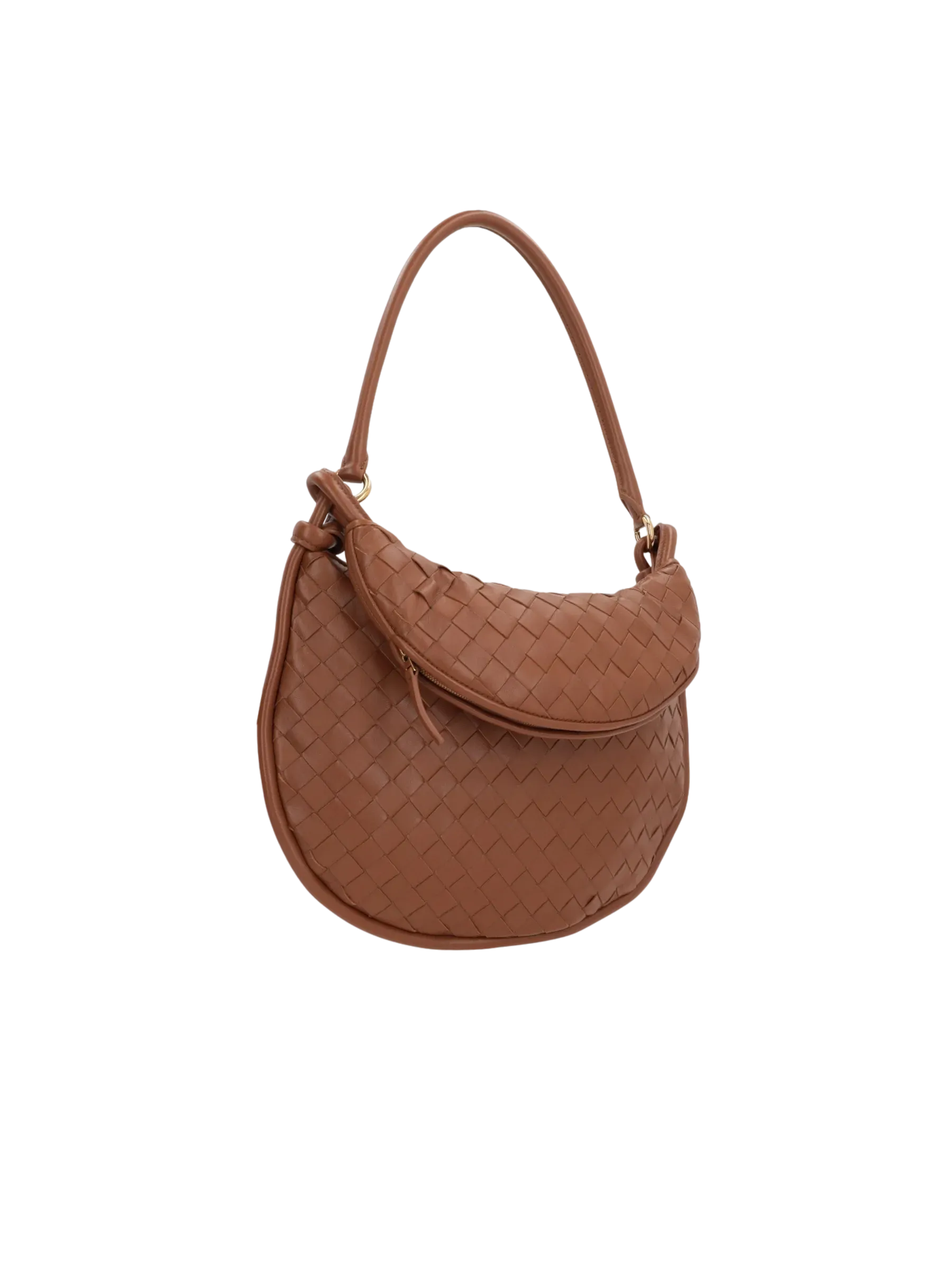 Intrecciato Gemelli Leather Hobo Bag