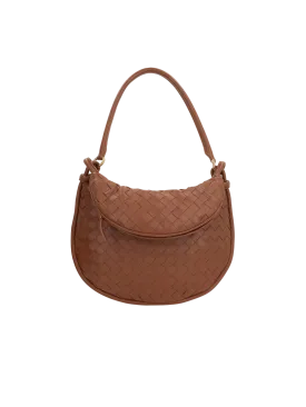 Intrecciato Gemelli Leather Hobo Bag