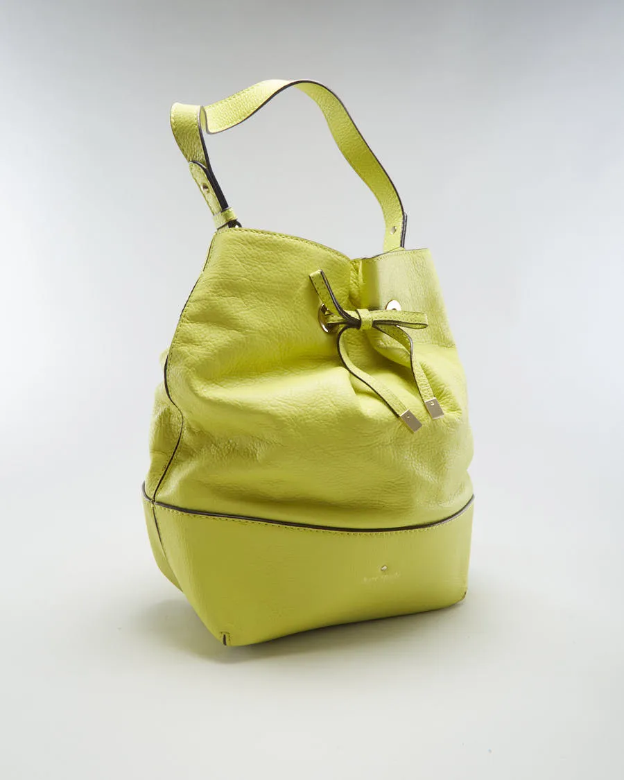 Kate Spade Yellow Bucket Bag - O/S