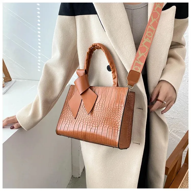 Knot Wide Strap Handbags