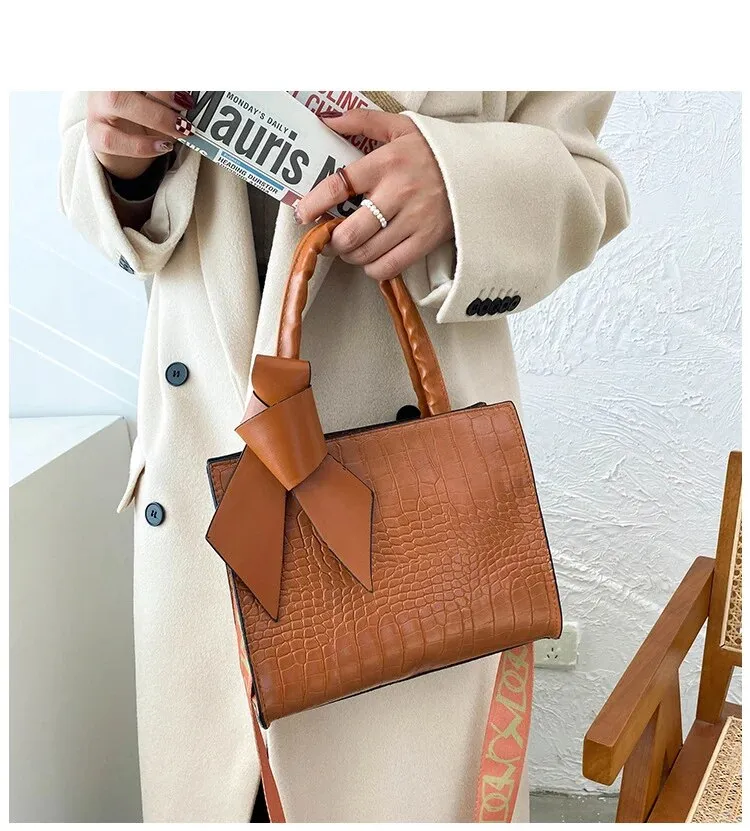 Knot Wide Strap Handbags