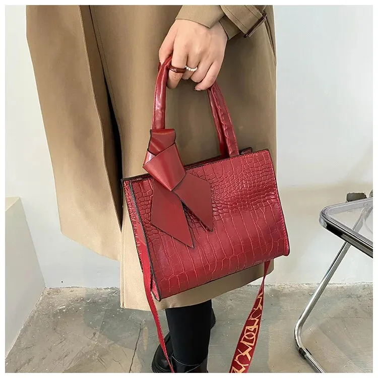 Knot Wide Strap Handbags