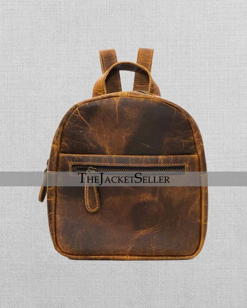 Leather Mini Backpack Purse