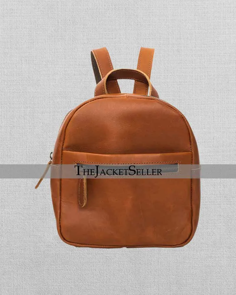 Leather Mini Backpack Purse