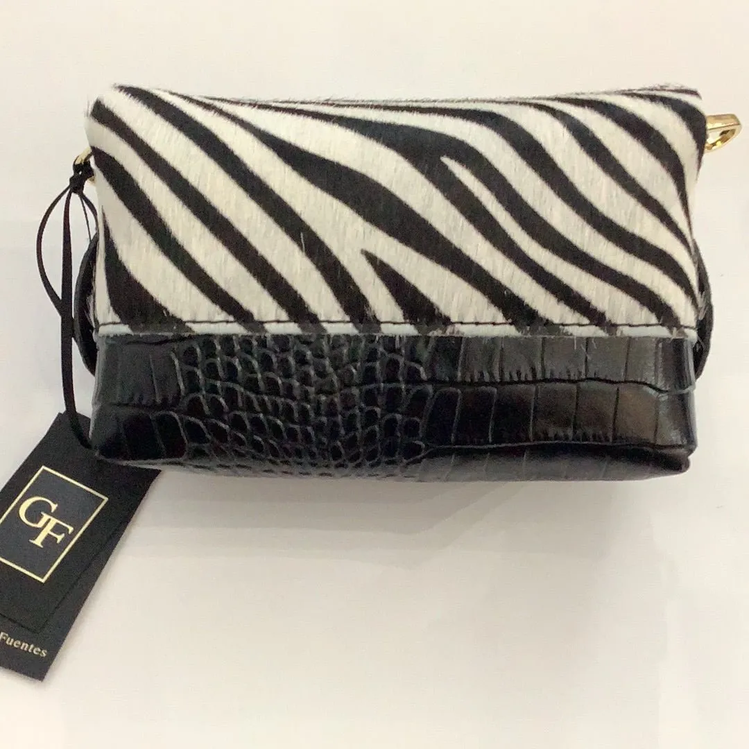 Leather Snake Print Bag