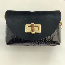 Leather Snake Print Bag