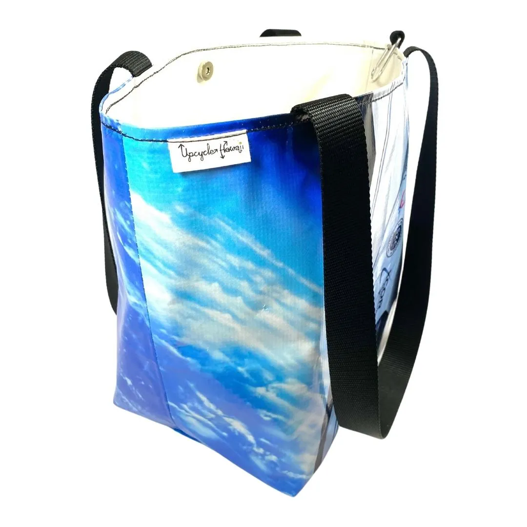 **Limited Release** Banner Tote Bag, Large: "Leaving Earth's Atmosphere"