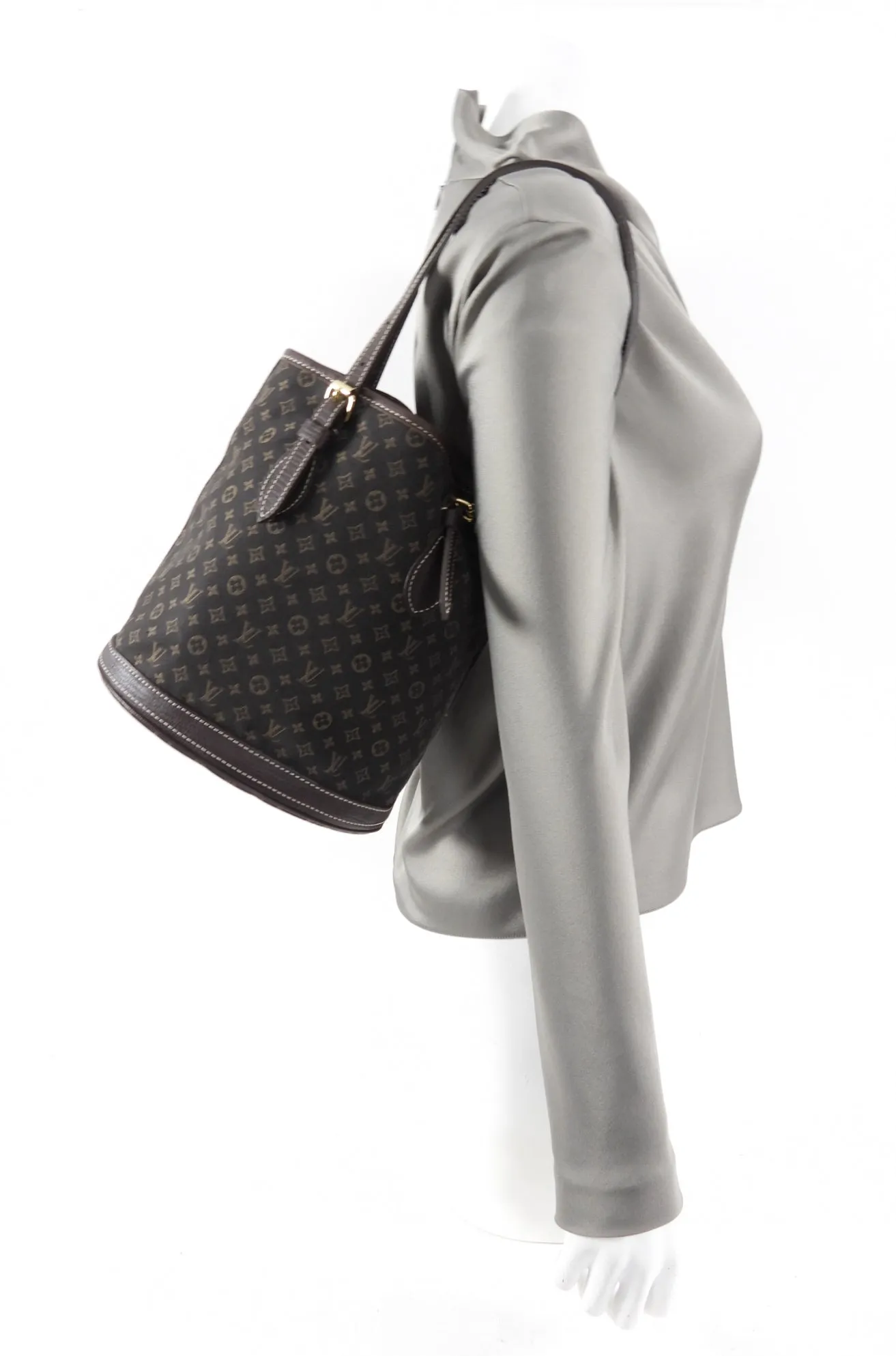 Louis Vuitton Monogram Canvas Mini Lin Bucket Bag