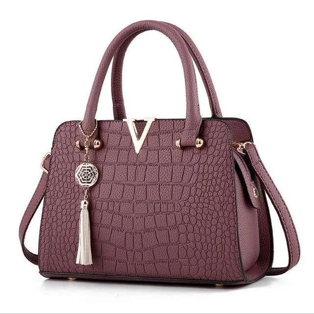 Luxury Crocodile Leather women Handbags