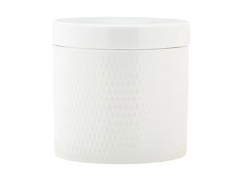 Maxwell & Williams White Basics Diamonds Canister - 1Lt