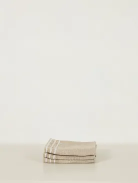 Maya Tea Towel | Linen/Blanc