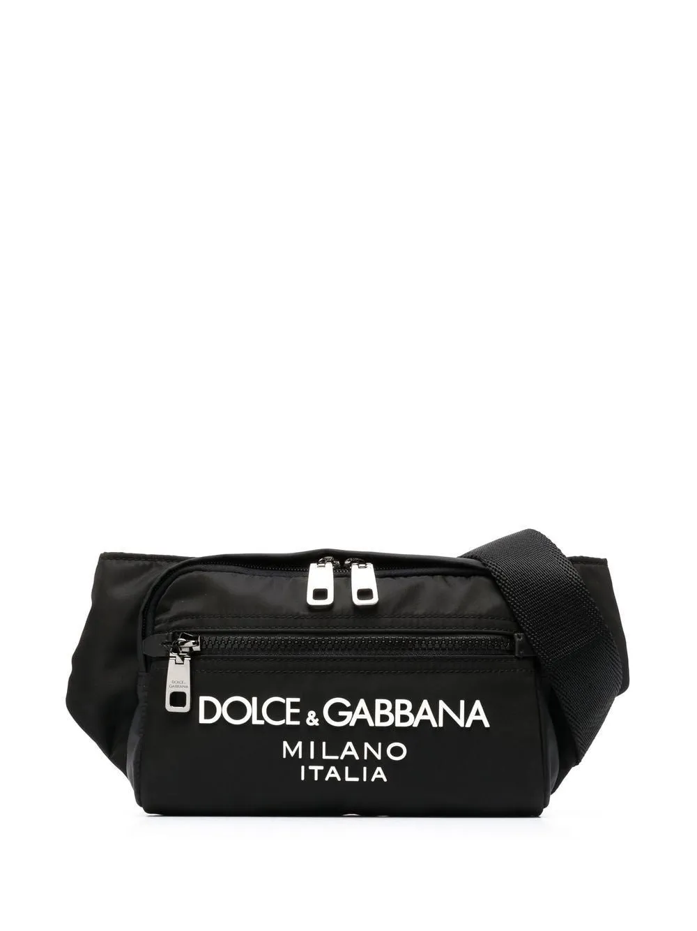 Men's Embossed-Logo Belt Bag, Black | Size UNI | BM2218 Color AG1828B956