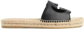 Men's Make A Statement With These IconicInterlocking G Slides in Black | Size 8 | 725260US000