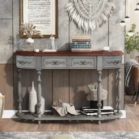 Modern and Contemporary Curved Console Table Sofa