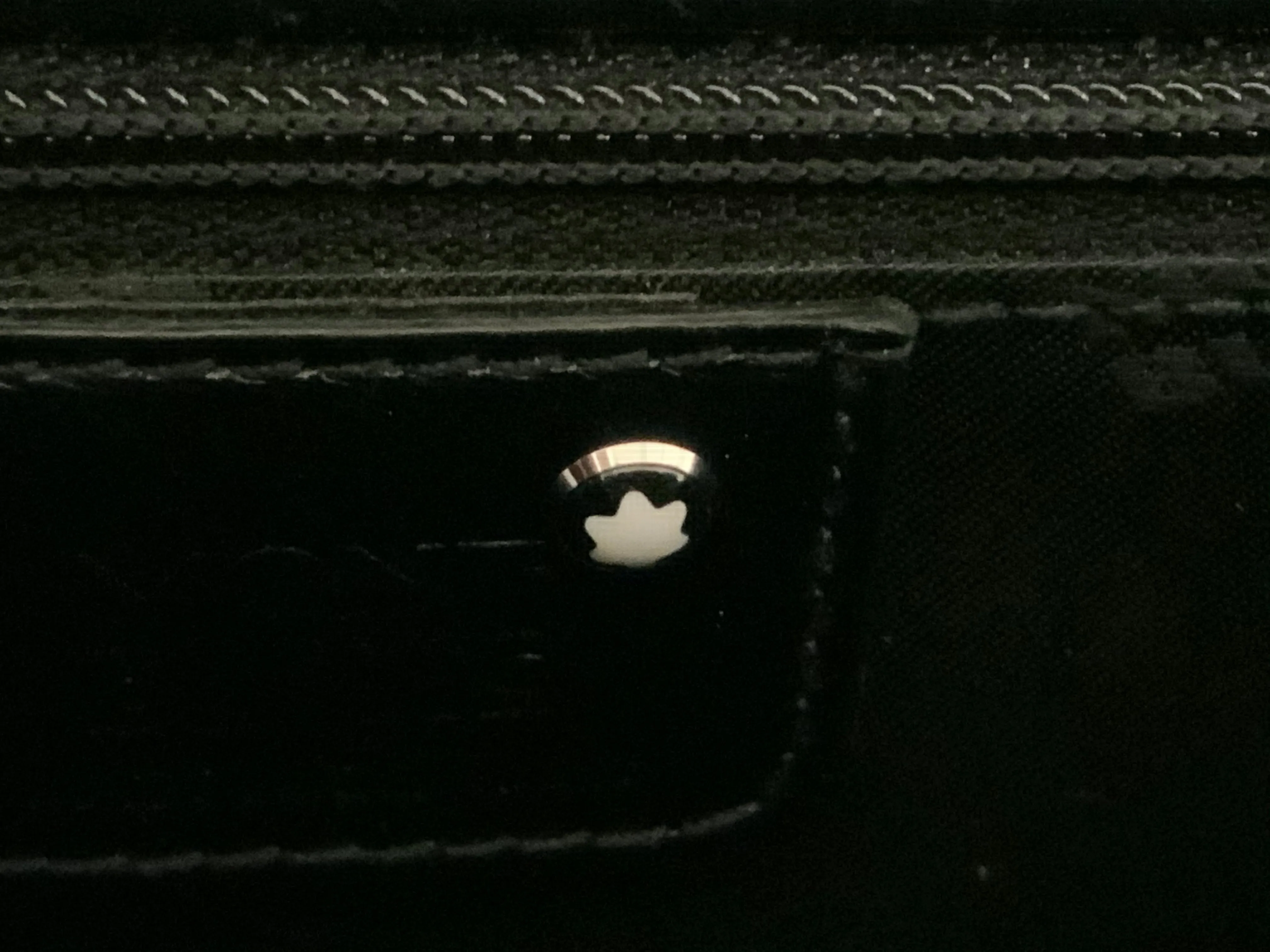 Montblanc Soft Grain Leather Triple Gusset Briefcase