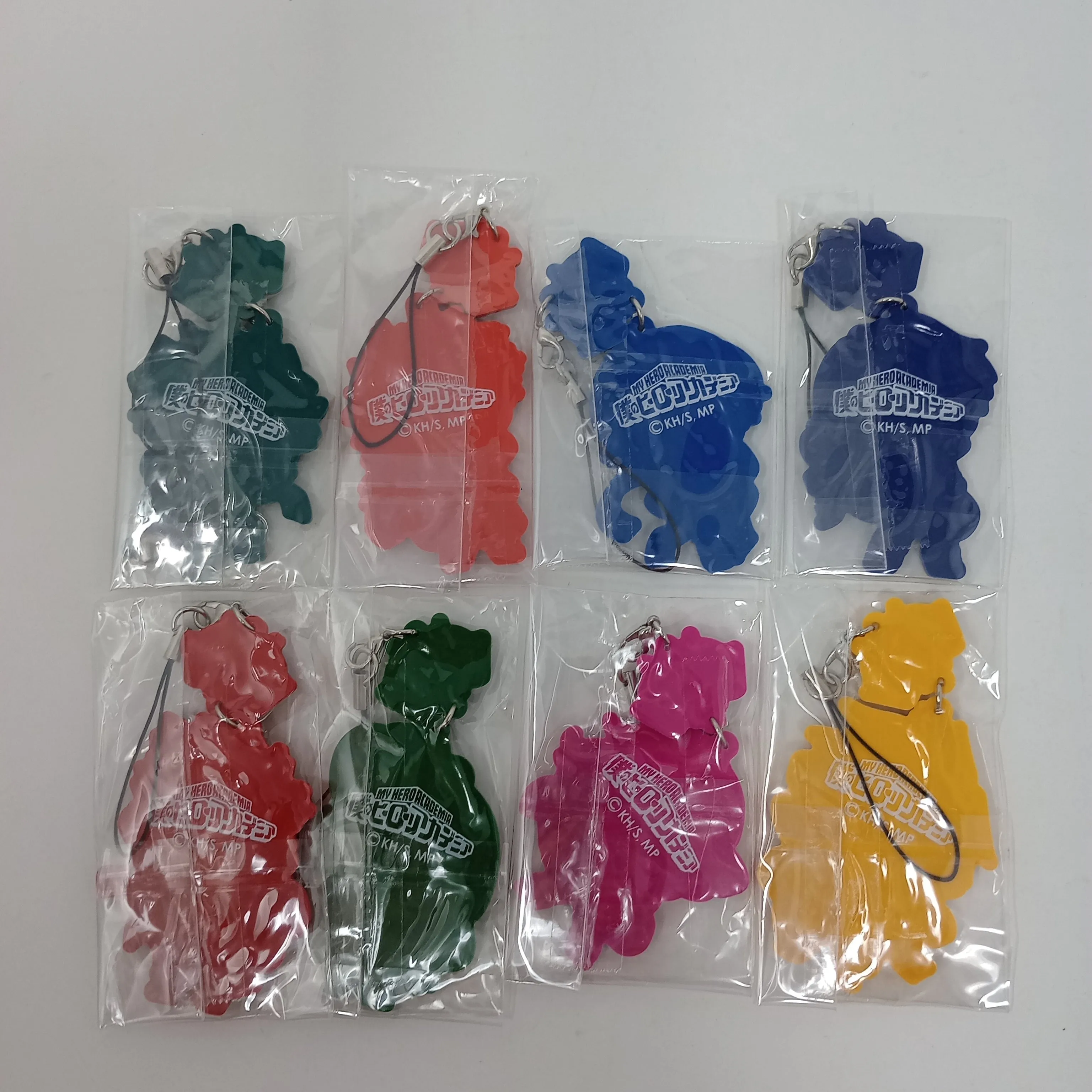 My Hero Academia Rubber Keychain Collection Set Bosozoku Outfit Theme Bandai