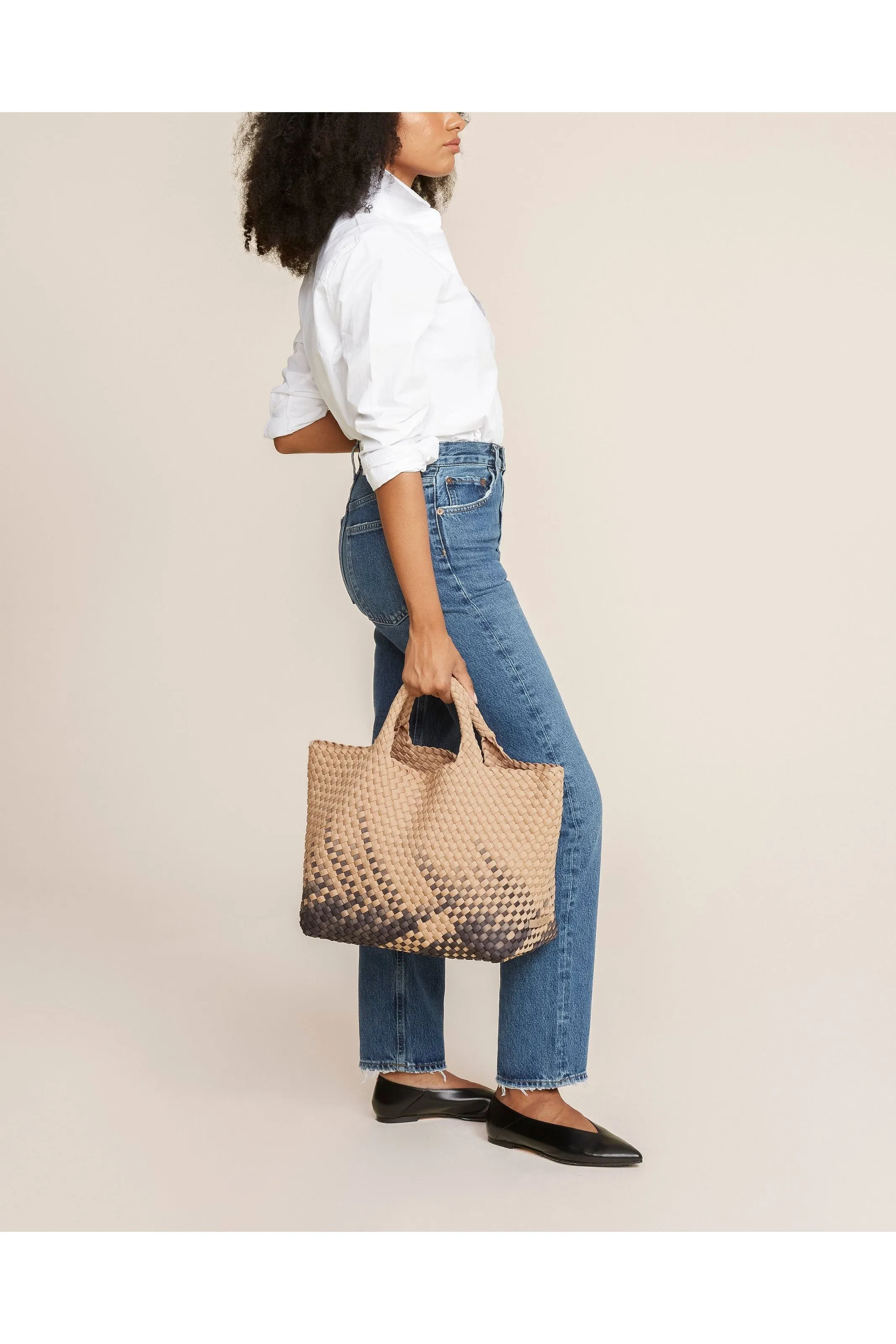 NAGHEDI St. Barth's Medium Graphic Ombre Tote Bag SN0107J | Paz