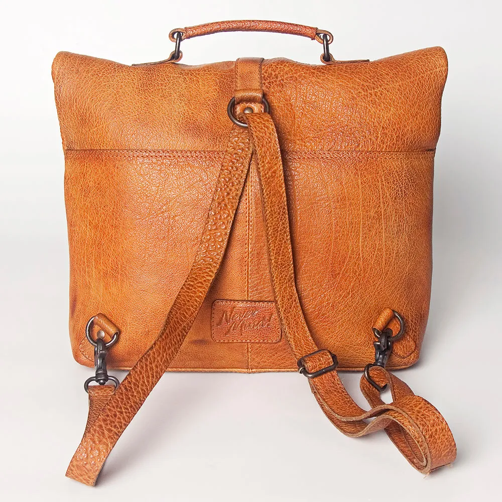 Never Mind Nmbgz123A Briefcase Vintage Handmade Genuine Cowhide Leather Women Bag Western Handbag Purse