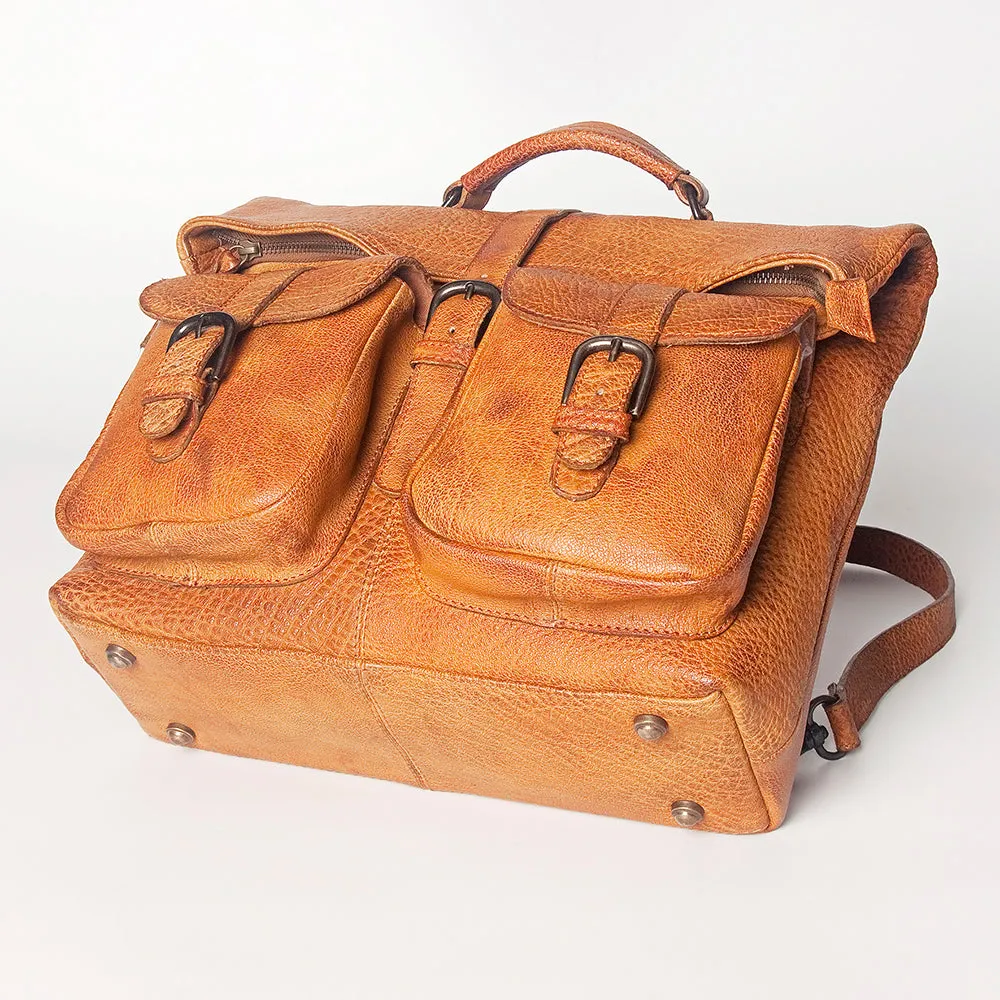 Never Mind Nmbgz123A Briefcase Vintage Handmade Genuine Cowhide Leather Women Bag Western Handbag Purse