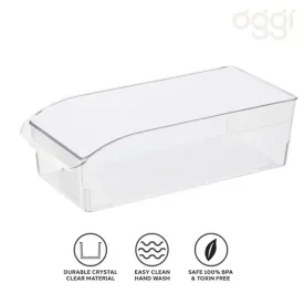 Oggi Storage Bin With Finger Grip Handle - 36x20x11cm