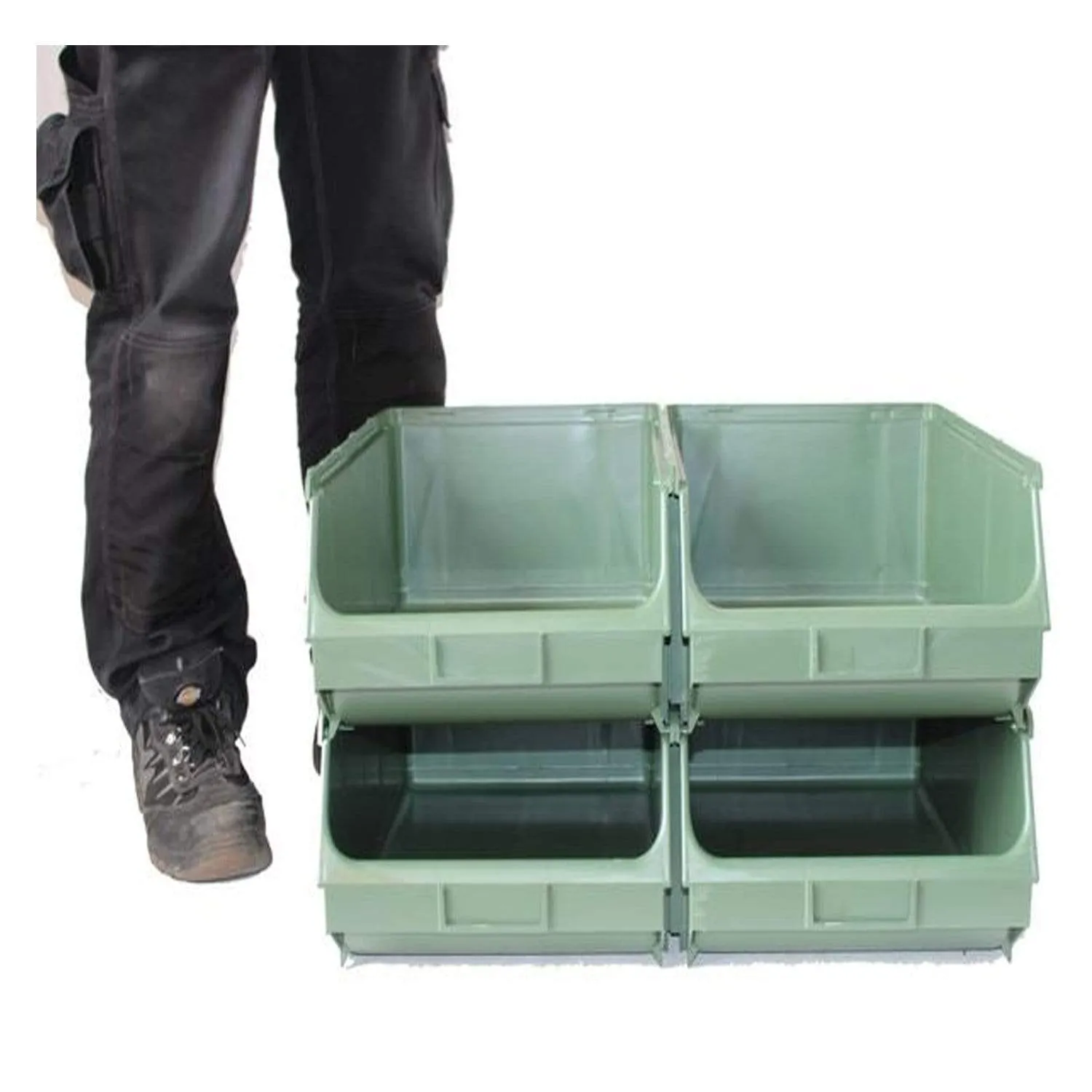 Pack of 4 x Interconnecting Union Storage Bin E