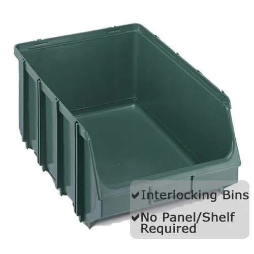 Pack of 4 x Interconnecting Union Storage Bin E