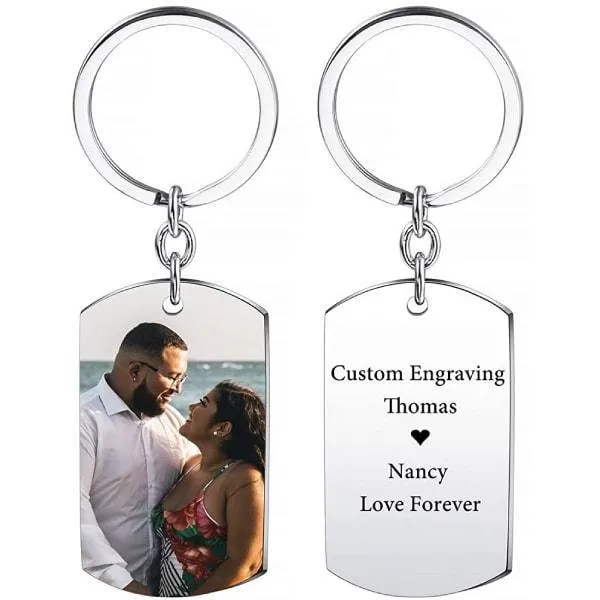 Personalized Keychains With Picture And Text