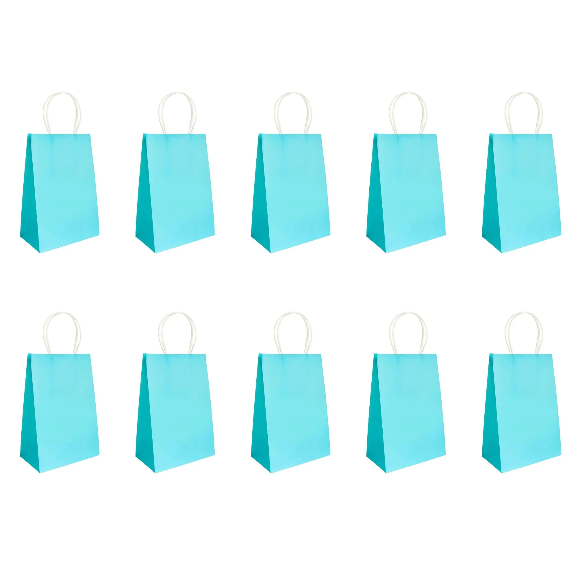 Plain Matt Gift Bag - Set of 10 (Colours Available)