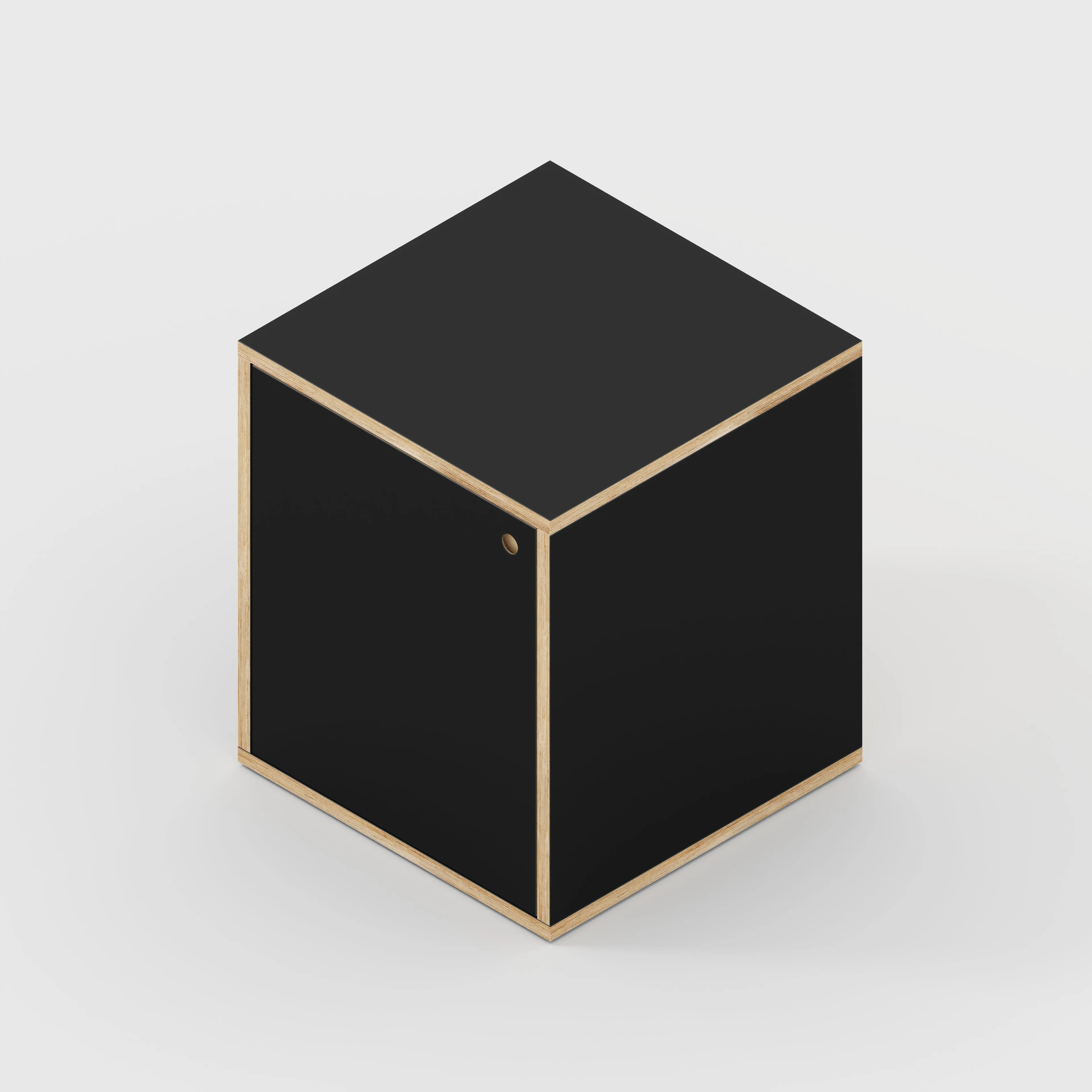 Plywood Storage with Doors - Formica Diamond Black - 600(w) x 600(d) x 750(h)