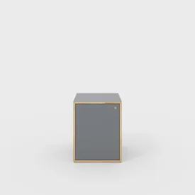 Plywood Storage with Doors - Formica Tornado Grey - 600(w) x 600(d) x 750(h)